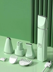 四合一和二合一可充电宠物修毛剪套装，用于修剪宠物指甲和毛发 - 綠色 - 查看 12