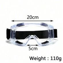 1pc Black Wraparound Eyeglasses Ideal For Outdoor Cycling - Multicolor - View 5