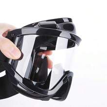 1pc Black Wraparound Eyeglasses Ideal For Outdoor Cycling - Multicolor - View 6