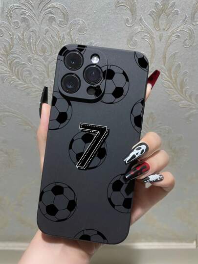 Una funda de teléfono de cáscara suave a prueba de caídas de fútbol compatible con iPhone 15/15 Plus/15 Pro/15 Pro Max/14 Pro Max/14 Pro/14 Plus/14/13Pro Max/13pro/13/13mini/SE3/7/8/SE2/12 Pro Max/12 Pro/12/12 Mini/11 Pro Max/11 Pro/11/XR/XS Max/X/XS/7p/8p, HUAWEI Mate 20 Pro/Mate 20/P30 Pro/P30/P20 Lite/P20 Pro/P20/Y9A/Huawei Enjoy 20 Plus/Y9 Prime 2019/P40 Lite/Nova 6 SE/Nova 7i/Y9S/Honor 9X/Honor 9X Pro/P30 Lite/Nova 9/Honor 50, Xiaomi 11 Lite/Poco M3 Pro/Poco M4 Pro/Poco F3/POCO X4 GT/12T/Poco X5 Pro/Poco C3/Poco X3 Pro, Redmi 9T/Note 9T/10/Note 11 Pro/Note 12 Pro/Note 11S/9A/12C/11A, Pixel 6 Pro/6/6a/7/7a/7 Pro/8/8 Pro, Samsung Galaxy A72/A30S/A50/A51/A22/A32/A52/A52s/A53/S21 Ultra/S21 FE/S22/A71/Note20 U/A22/S21/A13/Note10+/S23 Ultra/S23/S23+/A14/S20 FE/A30/S21 Plus/A32/A33/Note20/A12/A21s/A03S 164 mm/A91/M80S/S10 Lite/S10e/S22 Plus/A04/A03 Core/A23/S24/S24+/S24 Ultra/M33/M31/A20s/A60/M30/A40S/A03S 166 mm/M11/A11/A01/M52/M32 4G/F22/M22/A54/M53/A15/A05/A05S/A42/A31/A73/S10/S10+