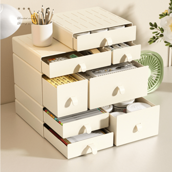 1pc DIY Desktop Storage Box For A4 Documents, Cosmetics, Clothes, Etc.