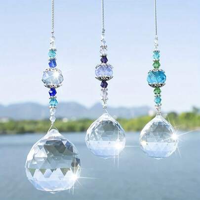 Crystal Prism Ball Rainbow Maker Window Prisms Suncatcher