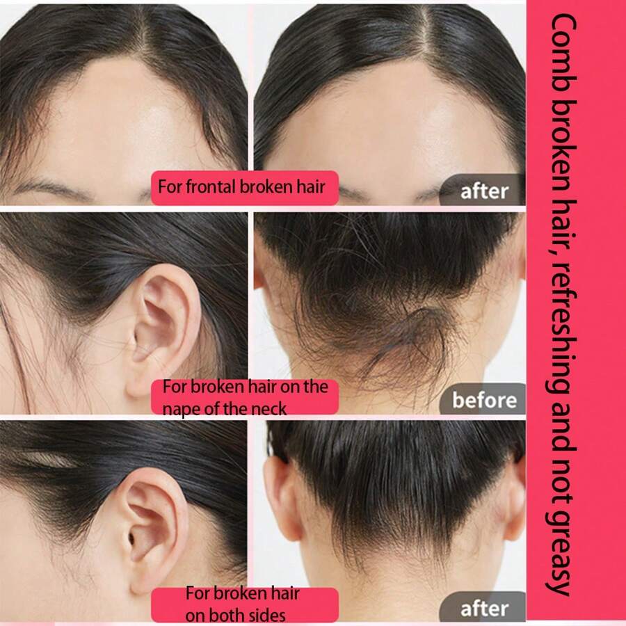 修復破損頭髮的頭髮膏，固定破損頭髮的膏藥，抗摩擦且不油膩的膏藥，Symatic Mosaic Flying Flying Hair Hair 1入/3入/5入/10入 - 彩色 - 查看 1