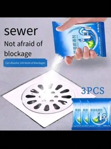 10pcs Super Powerful Drain Cleaner That Instantly Drains Pipes In Kitchen Sinks, Toilets And Toilet Pipes - 30g - View 1