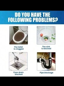 10pcs Super Powerful Drain Cleaner That Instantly Drains Pipes In Kitchen Sinks, Toilets And Toilet Pipes - 30g - View 8