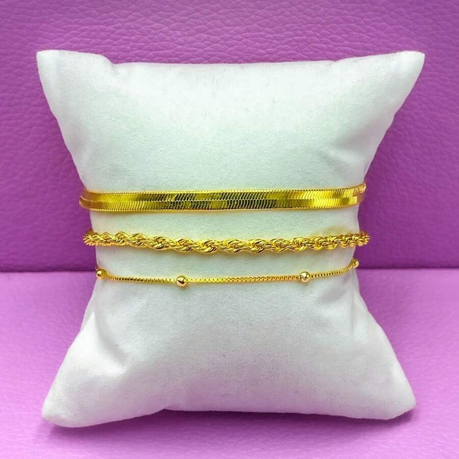 Women Bracelet Sets - Vàng - Xem 1