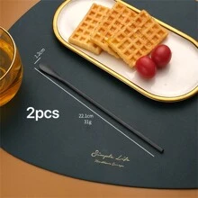 2/4 件装长柄不锈钢咖啡和浓缩咖啡勺 - 非常适合搅拌、调味和盛放冰茶 - 厨房用品、厨房、圣诞礼物 - 彩色 - 查看 19