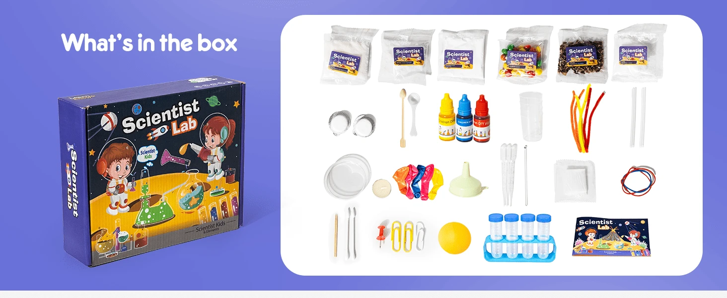 Science Kit With 48 Science Lab Experiments, DIY STEM Science