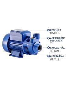 Bomba de agua eléctrica 1/2 Hp para tinaco - Hidrobomba original - Multicolor - Ver 4