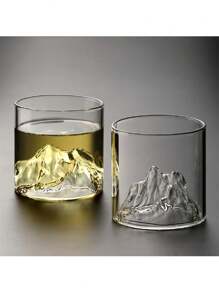 1pc,A Highly Attractive Guanshan Glass With A Grand Atmosphere, Making Your Life Full Of Emotions. A Cup Suitable For Gatherings, Bars, And Family Gatherings, Can Be Used For Red "Back To School""School Supplies""The Spring Festival""Valentine's Day"