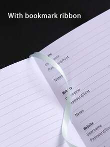 Address Book, Address And Password Storage Book, Password Keeper Book With Letter Labels, Hardcover Phone Book, Address Manager Record, With Pocket - Multicolor - View 6