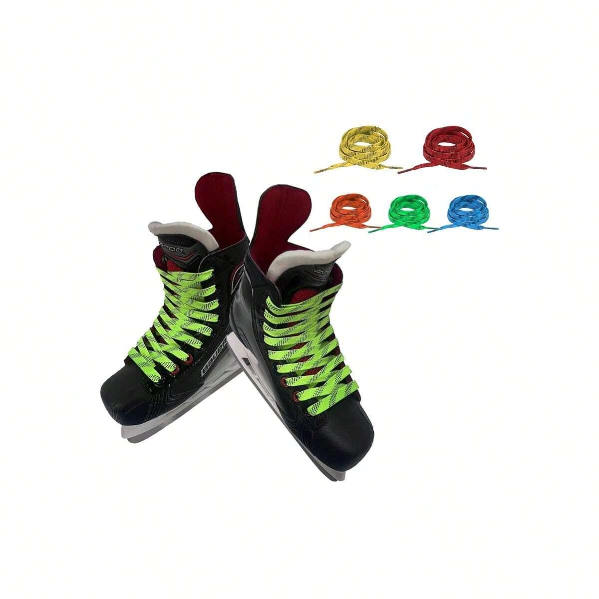 Hockey Skate Laces, Jofa Multicolor Hockey Skate Laces With Wax SHEIN