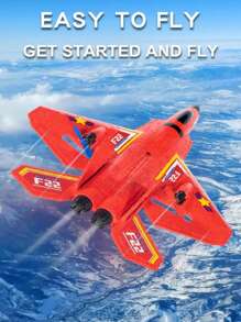 Avión RC multifuncional F22 Raptor - Vuela en todo tipo de terreno, perfecto para vacaciones y ocasiones especiales - Multicolor - Ver 14