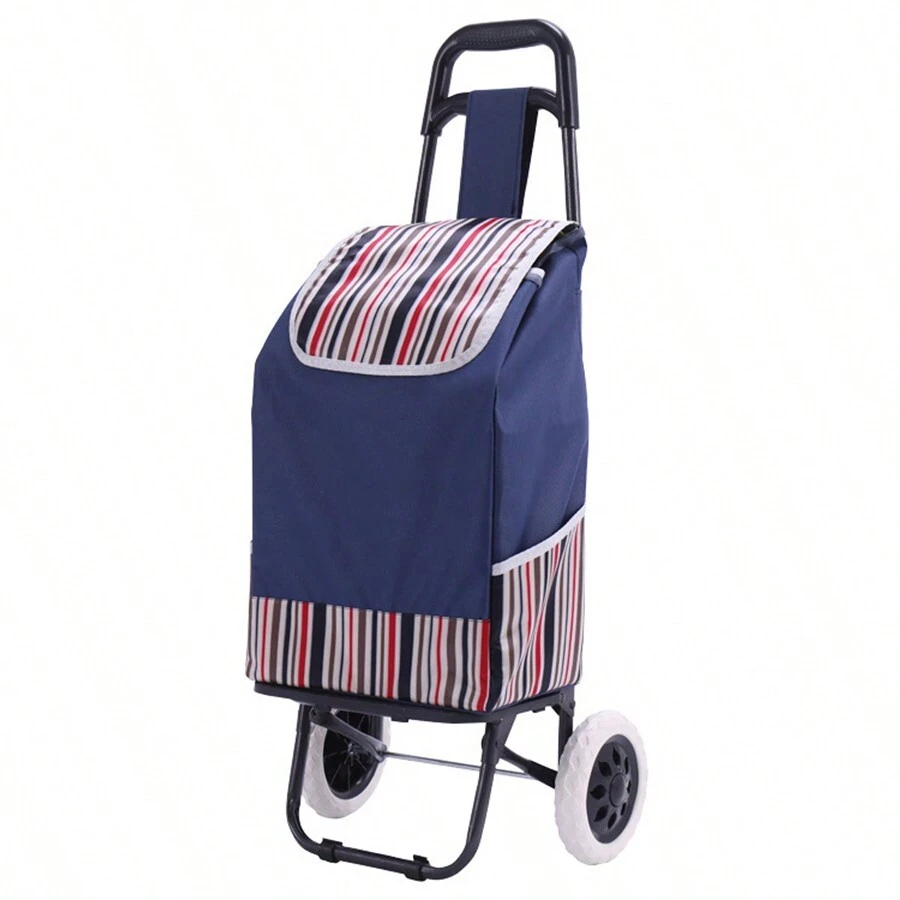 Storage Island & Carts - Blue - View 1