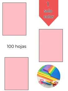 Color Sheets C/100 Packs Of PASTEL PINK Color Sheets - Baby Pink - View 3