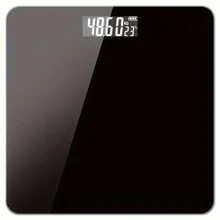 1 件数字浴室秤，玻璃平台可称重 360 磅，大背光显示屏，家用体重秤，家庭必备