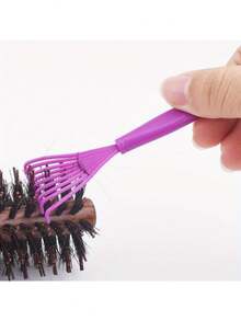 1/10 入組，梳子清潔刷，手持迷你梳子，捲曲頭髮梳子清潔爪，氣墊梳子除毛爪刷，頭髮清潔工具，梳子除毛器，清潔用品，清潔工具，為上學、廚房、廚房物品等準備好的清潔用具 - 彩色 - 查看 9