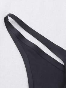 5 件女士冰丝性感细肩带丁字裤，内衣 - 彩色 - 查看 5