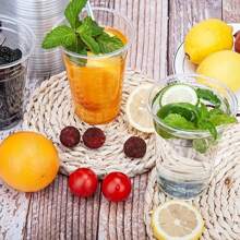 12/14/16/20/24oz Reusable Plastic Cups With Lids, Suitable For Iced Coffee, Milkshake, Cold Drinks, Perfect For Parties, Events, Restaurants, Multi-Purpose Cold & Hot Beverage Cups, Leakproof Smoothie, Juice, Iced Coffee, Slush Drinks Party Supplies - Multicolor - View 7