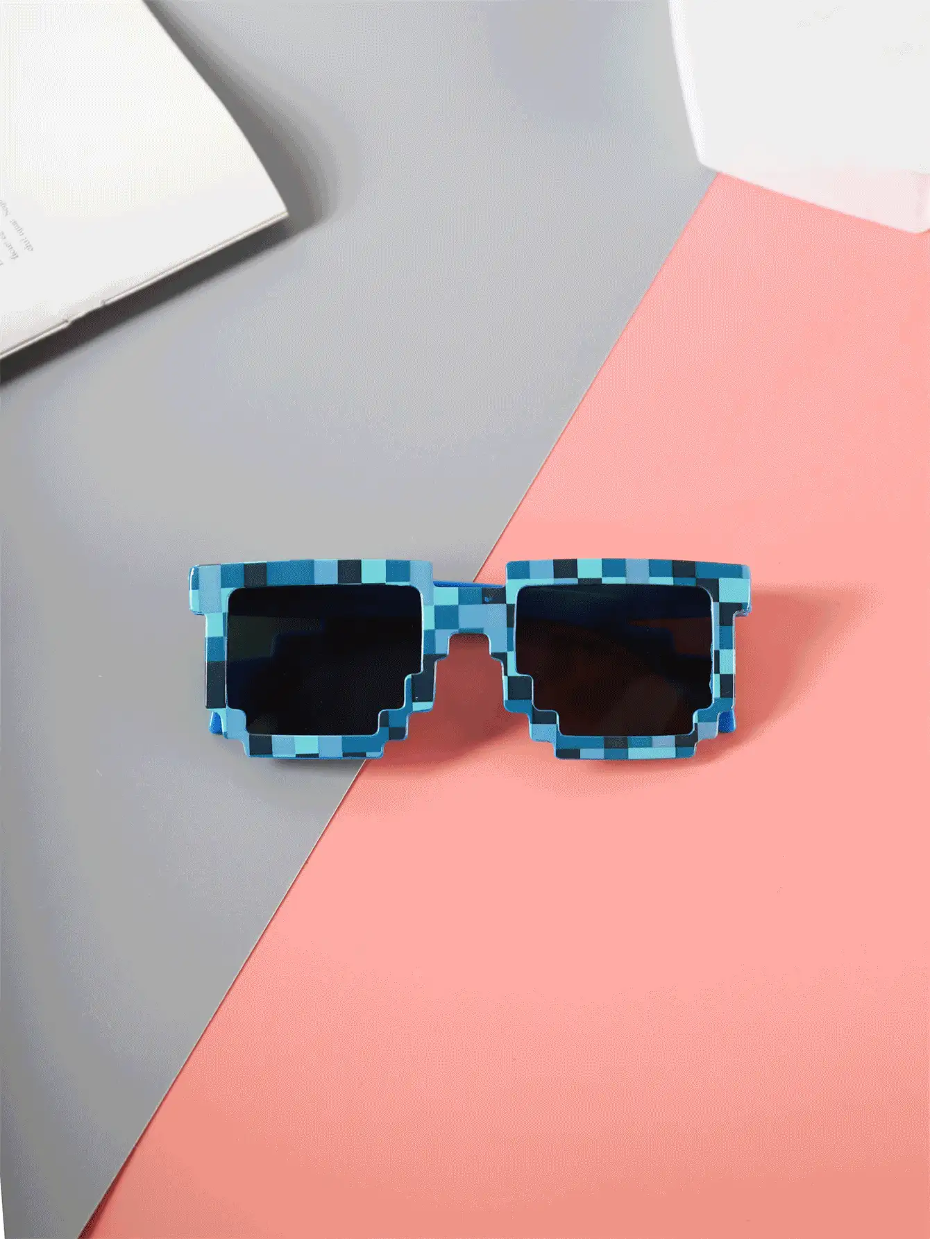 1/2/3/4/8/16pcs Mosaic Glasses Fashion Personalised Pixel Glasses, Party Glasses, Green Glasses,Ideal Gift For Kids