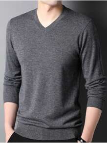 Men Sweaters - Dark Grey - View 1