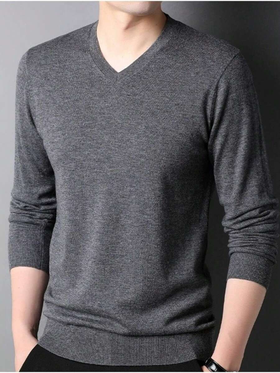 Men Sweaters - Dark Grey - View 1