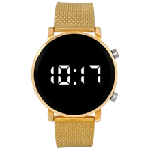 Women Digital Watches - Gold - View 2