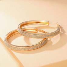 Women Stud Earrings - 金黃色 - 查看 3
