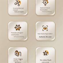 4-In-1 Multi-Functional Magnetic Charging Desk Lamp Dormitory Bedside Lamp Small Desk Lamp Reading Lamp For Student Study Desk Eye Protection Clip Commercial Desk Lamp Working Desk Lamp - White - View 6