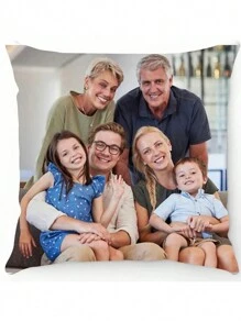 1 funda de almohada personalizada con retrato familiar, impresa por un solo lado para familiares, parejas, niños, mascotas y amigos. Decoración ideal para bodas, festivales, Día de la Madre, Día del Padre, Acción de Gracias, sala de estar, dormitorio, sofá, cama, etc. Funda de almohada para todas las estaciones, resistente, transpirable, ligera, lavable, divertida, linda, con amor, suave, cómoda, elegante, sencilla, personalizada, única, regalo ideal para él, regalo ideal para ella, él, ella, novio, novia, papá, mamá, familia, amigos, mascotas, hijo, hija, para aniversarios, para el Día de la Madre, para cumpleaños, para el Día de San Valentín, para graduaciones, para el Día del Padre, para el Día del Niño, para bodas, para el día de la inauguración de la casa, sofá, cama, coche, sala de té, dormitorio, baño, sala de estar, comedor. - Multicolor - Ver 3