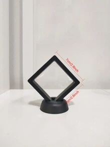 1set Multi-Color 3D Levitation Commemorative Coin Jewelry Display Stand, Collectible Figure Stand, Storage Box - Black - View 13