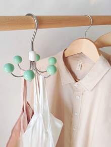 Bộ 1 cái/4 cái, áo yếm tối giản và xoay 360 độ với sáu móc vuốt để đựng đồ lót, thích hợp cho phòng ngủ, phòng ngủ, môi trường ngoài trời, dùng để đựng đồ lót, áo hai dây, cà vạt, thắt lưng, v.v. - Nhiều màu - Xem 2