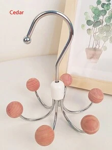 Bộ 1 cái/4 cái, áo yếm tối giản và xoay 360 độ với sáu móc vuốt để đựng đồ lót, thích hợp cho phòng ngủ, phòng ngủ, môi trường ngoài trời, dùng để đựng đồ lót, áo hai dây, cà vạt, thắt lưng, v.v. - Nhiều màu - Xem 9