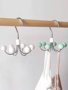 Bộ 1 cái/4 cái, áo yếm tối giản và xoay 360 độ với sáu móc vuốt để đựng đồ lót, thích hợp cho phòng ngủ, phòng ngủ, môi trường ngoài trời, dùng để đựng đồ lót, áo hai dây, cà vạt, thắt lưng, v.v. - Nhiều màu - Xem 5