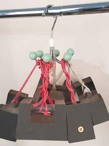 Bộ 1 cái/4 cái, áo yếm tối giản và xoay 360 độ với sáu móc vuốt để đựng đồ lót, thích hợp cho phòng ngủ, phòng ngủ, môi trường ngoài trời, dùng để đựng đồ lót, áo hai dây, cà vạt, thắt lưng, v.v. - Nhiều màu - Xem 11