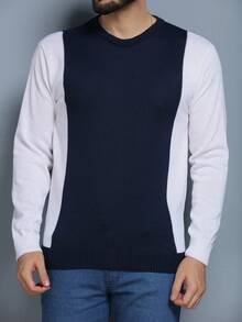 Men Sweaters - Lacivert - Görünüm 4