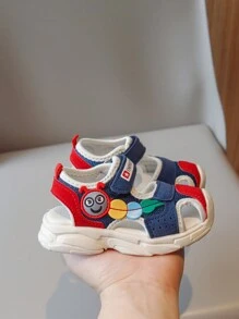 1 Pair 2025 New Boys Sports Sandals, Soft Sole Anti-Slip Summer Essential