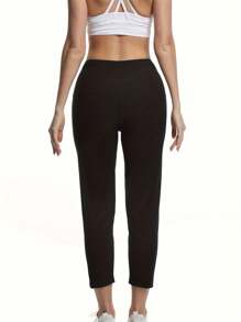 56388844 Pantaloni de trening sport pentru saună în aer liber pentru femei, talie înaltă, slăbire, antrenament lung, compresie, antrenament, exerciții, corp, Shaper, coapse, accesorii de sală pentru brâu de slăbire a burții, brâu lombar pentru corset de slăbire a burții