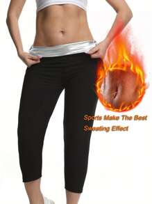 56388844 Pantaloni de trening sport pentru saună în aer liber pentru femei, talie înaltă, slăbire, antrenament lung, compresie, antrenament, exerciții, corp, Shaper, coapse, accesorii de sală pentru brâu de slăbire a burții, brâu lombar pentru corset de slăbire a burții