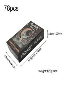 午夜蘑菇派對桌遊牌，78張牌，10.5*6.2英寸 - 彩色 - 查看 6