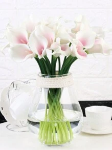 人工荷花家居裝飾 - 淡紫色 - 查看 3