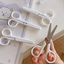 1pc Portable Scissors, Mini Scissors, Paper Cutting Scissors, Suitable For Office And School Back To School,Back To School,School Supplies