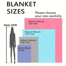 1pc Spanish For My Daughter Envelope Blanket From Mom, Warm Cozy Soft Throw Blanket Nap Blanket Sofa Bed Couch Camping Trip, Best Gift Blanket For Daughter - Multicolor - View 4