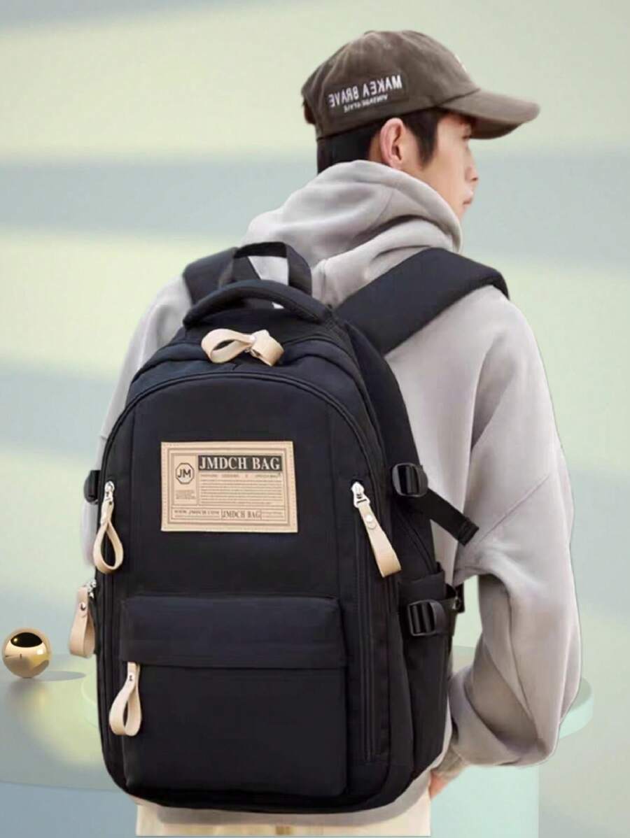 Women Fashion Backpacks - 黑色 - 查看 1