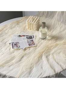 1 件碎雪纺食品摄影道具背景布，皱纹纹理面料