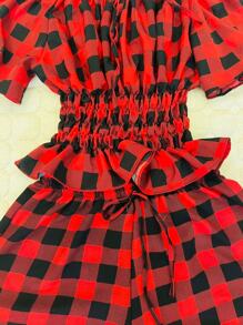 Women Two-Piece Outfits - 紅色 - 查看 3