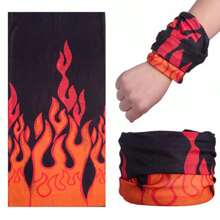 6 piezas/paquete Pasamontañas mágico sin costuras para deportes al aire libre, protección contra el viento y el sol, máscara para el cuello, adecuado para ciclismo, motociclismo y esquí, unisex - Multicolor - Ver 12