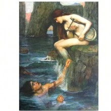 1入經典歐洲女性油畫畫布裝飾畫牆上抽象風景壁藝術印刷海報圖片，復古壁藝術海報環畫布油畫打印圖片適用於家居裝飾無框