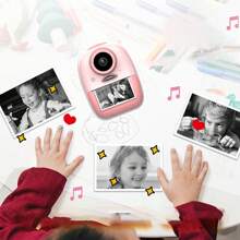 1入組兒童相機，即印數字相機適用於男孩和女孩，高清兒童相機，生日/聖誕/萬聖節/新年禮物 - 彩色 - 查看 5