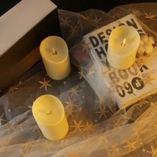 2024年新款蠟燭燈，浪漫氛圍蠟燭燈，多種規格LED電子蠟燭燈，擺動模擬假蠟燭，婚禮浪漫告白生日表演裝飾燈光，LED電子蠟燭，擺動無煙蠟燭燈，生日氛圍燈 - 白色 - 查看 8